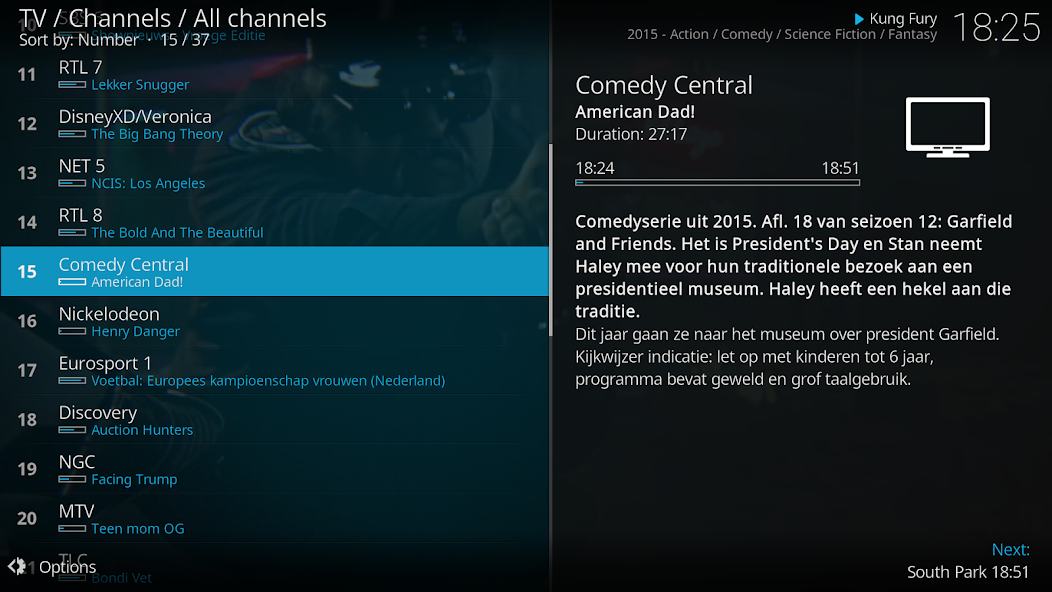 Kodi — screenshot 2